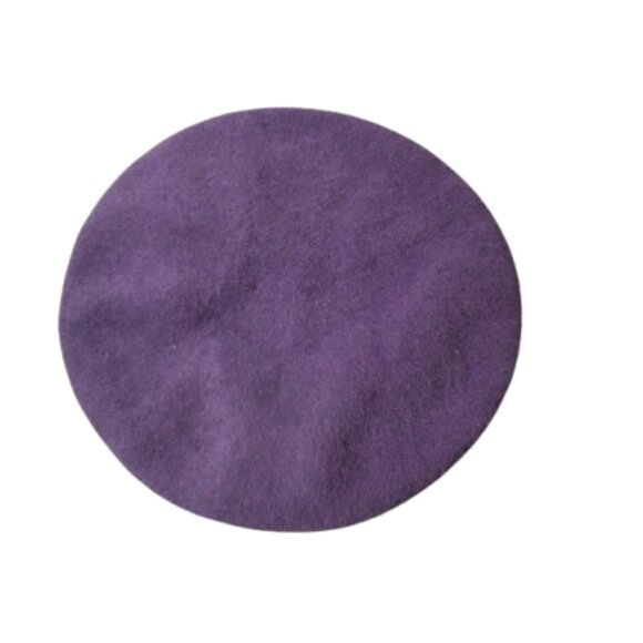 Gap Beret Cap Womens Beret Wool Angora Blend Purple - Picture 1 of 4
